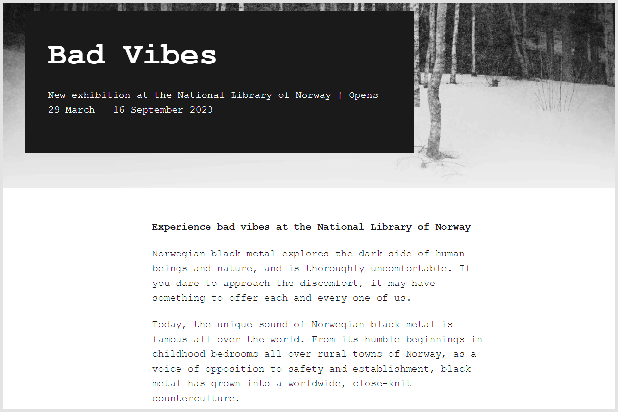 Font choices, values and ecosystem, with some national library examples